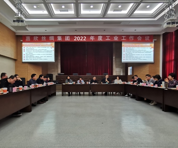 尊龙人生就是博首页丝绸召开集团2022年度工业事情聚会