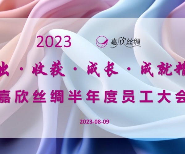 尊龙人生就是博首页丝绸召开2023半年度员工大会
